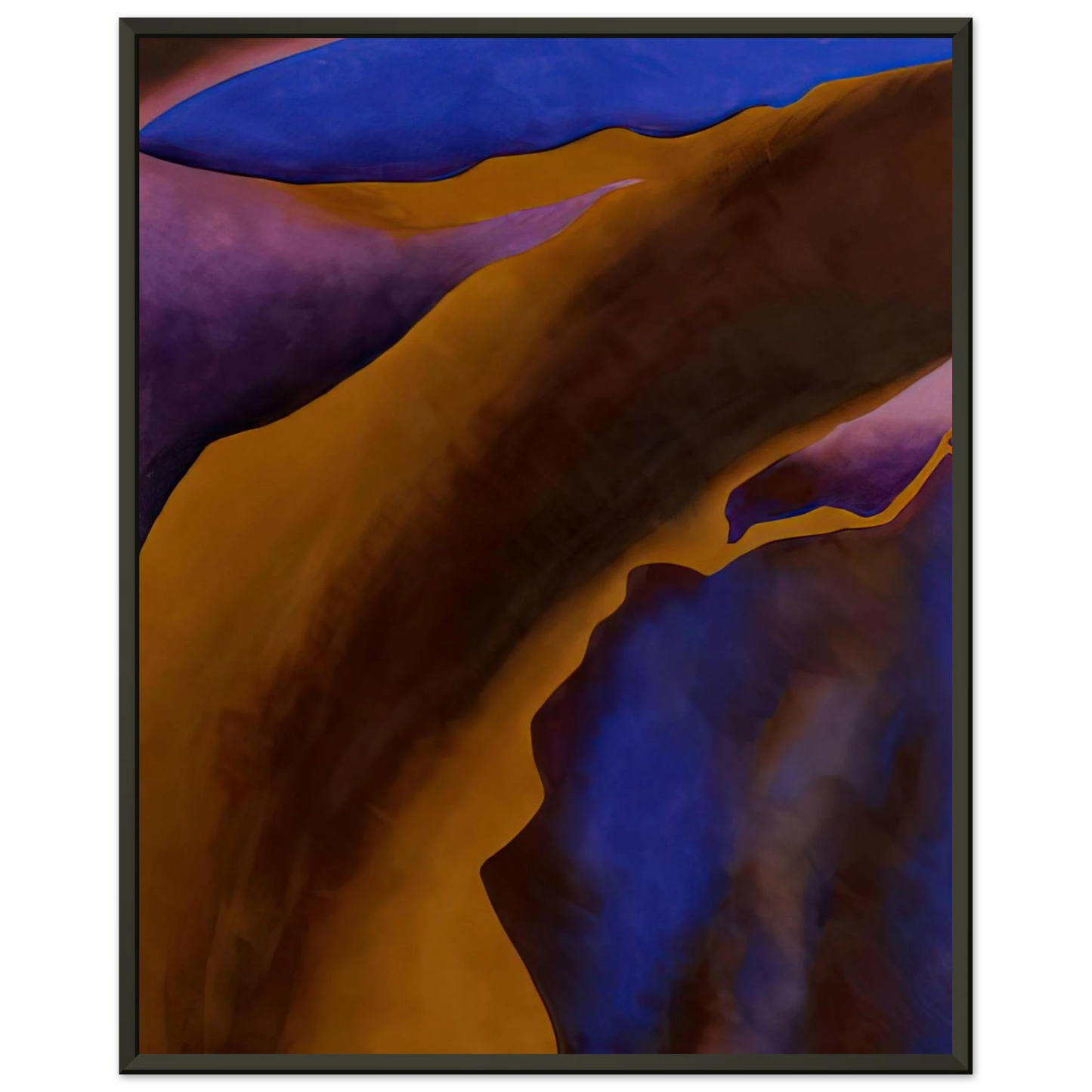 Georgia OKeeffe  Only One Framed Art Print  - Aluminum Frame - 60x80 cm / 24x32 inches