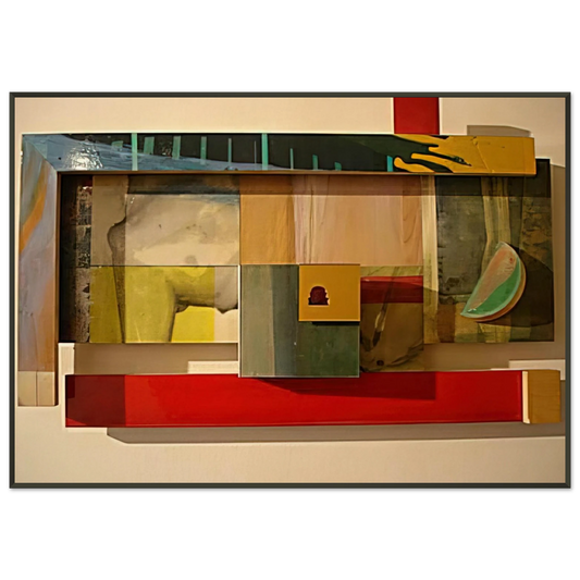 Sam Gilliam  Horse Framed Art Print  - Aluminum Frame - 21x29.7 cm / 8x12"