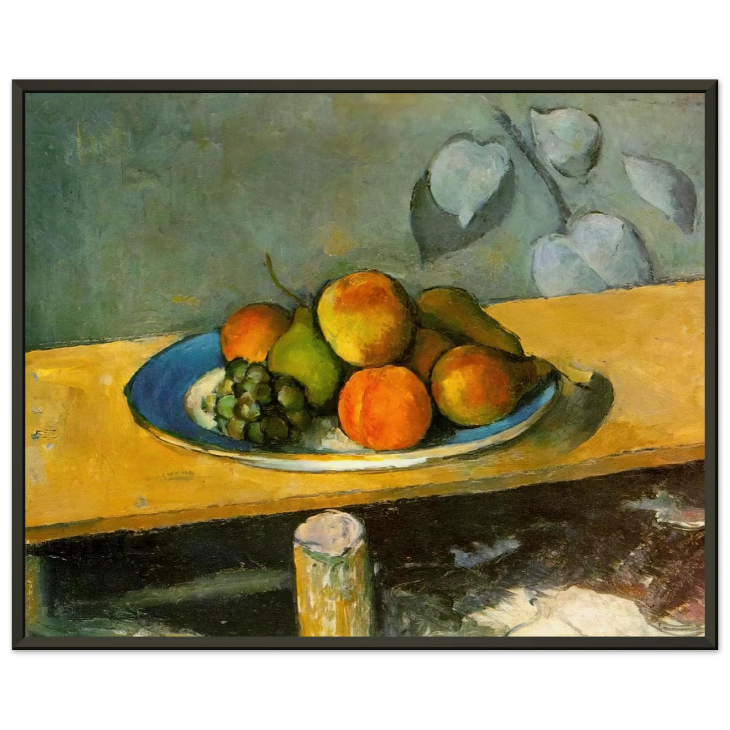 Paul Cezanne  Apples Pears and Grapes Framed Art Print  - Aluminum Frame - 60x80 cm / 24x32 inches