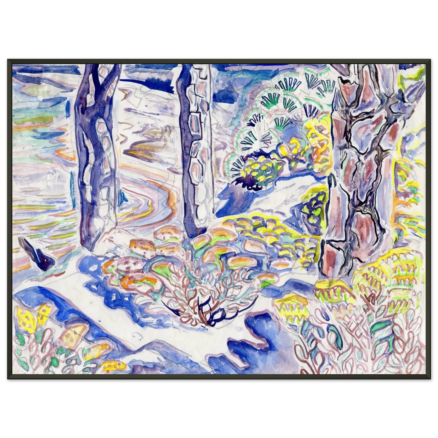 Walter Inglis Anderson  Walter Anderson Framed Art Print  - Aluminum Frame - 70x100 cm / 28x40 inches