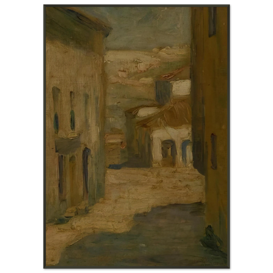 Tarsila do Amaral  Street of Segovia Framed Art Print  - Aluminum Frame - 21x29.7 cm / 8x12"