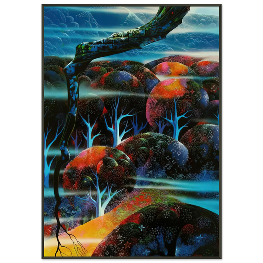 Eyvind Earle  Toccata and Fugue Framed Art Print  - Aluminum Frame - 21x29.7 cm / 8x12"