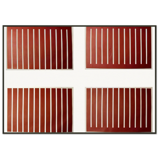 Donald Judd  Untitled  1992 Framed Art Print  - Aluminum Frame - 21x29.7 cm / 8x12"
