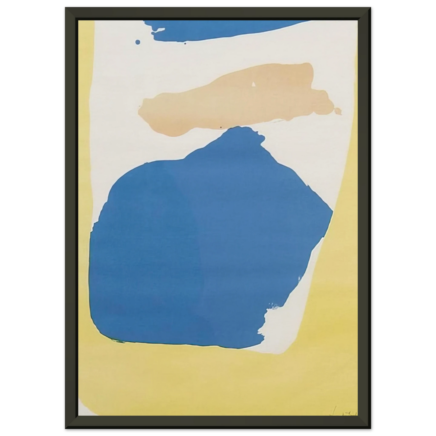 Helen Frankenthaler  Frankenthaler Preview  1965 Framed Art Print  - Aluminum Frame - 70x100 cm / 28x40 inches