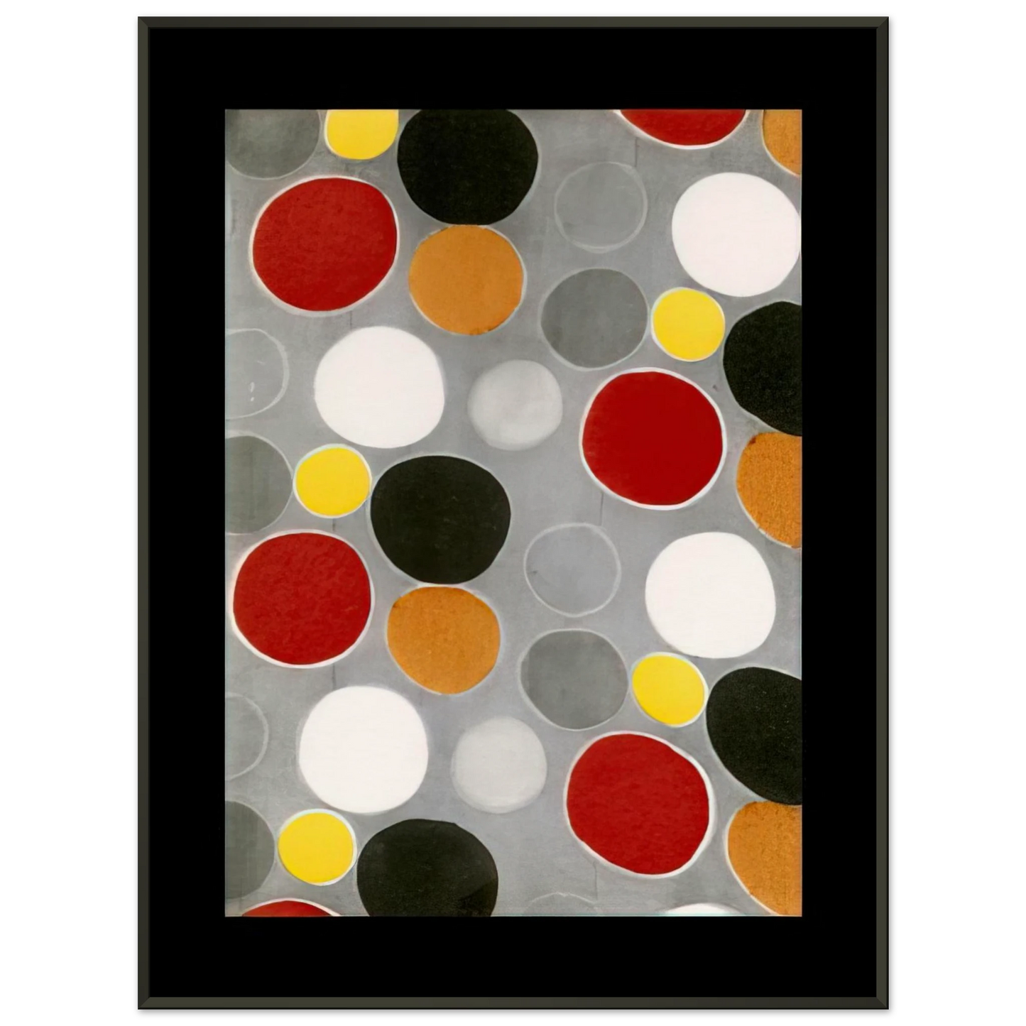 Sonia Delaunay  FABRIC PATTERN Framed Art Print  - Aluminum Frame - 60x80 cm / 24x32 inches