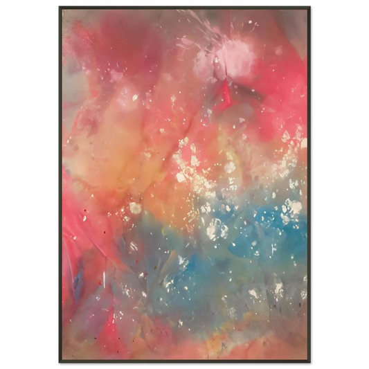 Sam Gilliam  Untitled Framed Art Print  - Aluminum Frame - 21x29.7 cm / 8x12"
