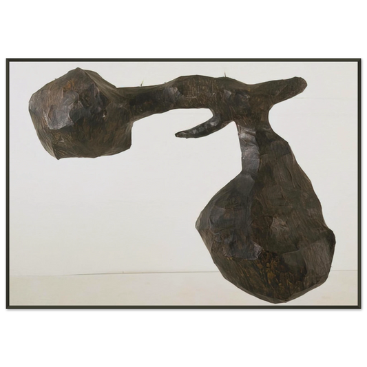 Claes Oldenburg  EMPIRE PAPA RAY GUN 1959 Framed Art Print  - Aluminum Frame - 21x29.7 cm / 8x12"