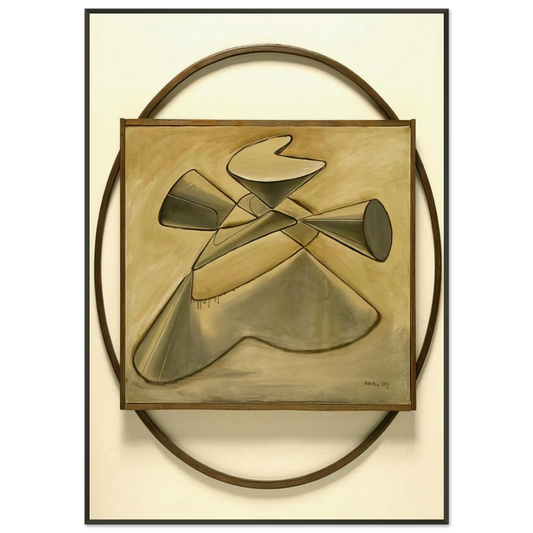 Man Ray  SHAKESPEAREAN EQUATION KING LEAR Framed Art Print  - Aluminum Frame - 21x29.7 cm / 8x12"