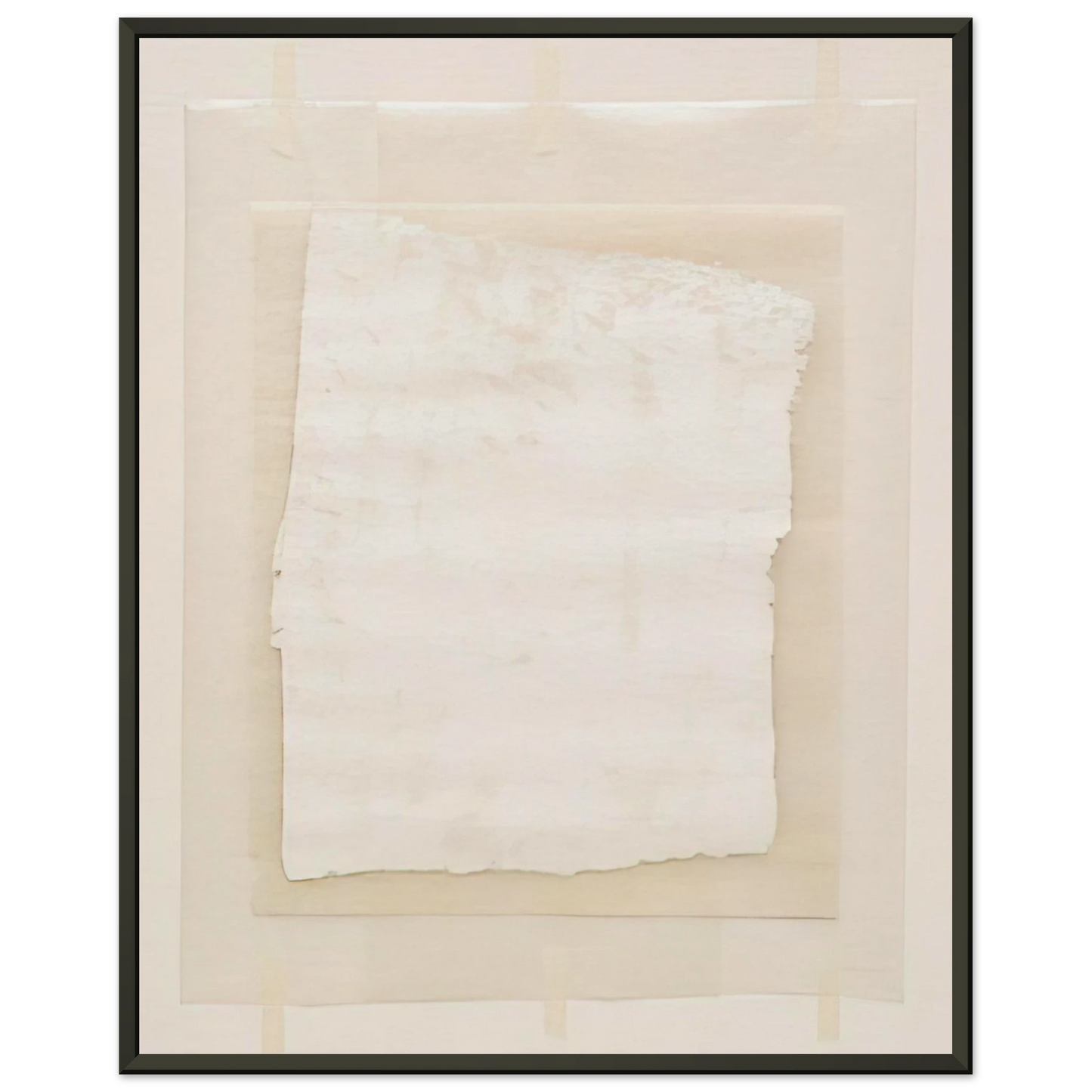 Robert Ryman  Surface Veil Framed Art Print  - Aluminum Frame - 40x50 cm / 16x20 inches