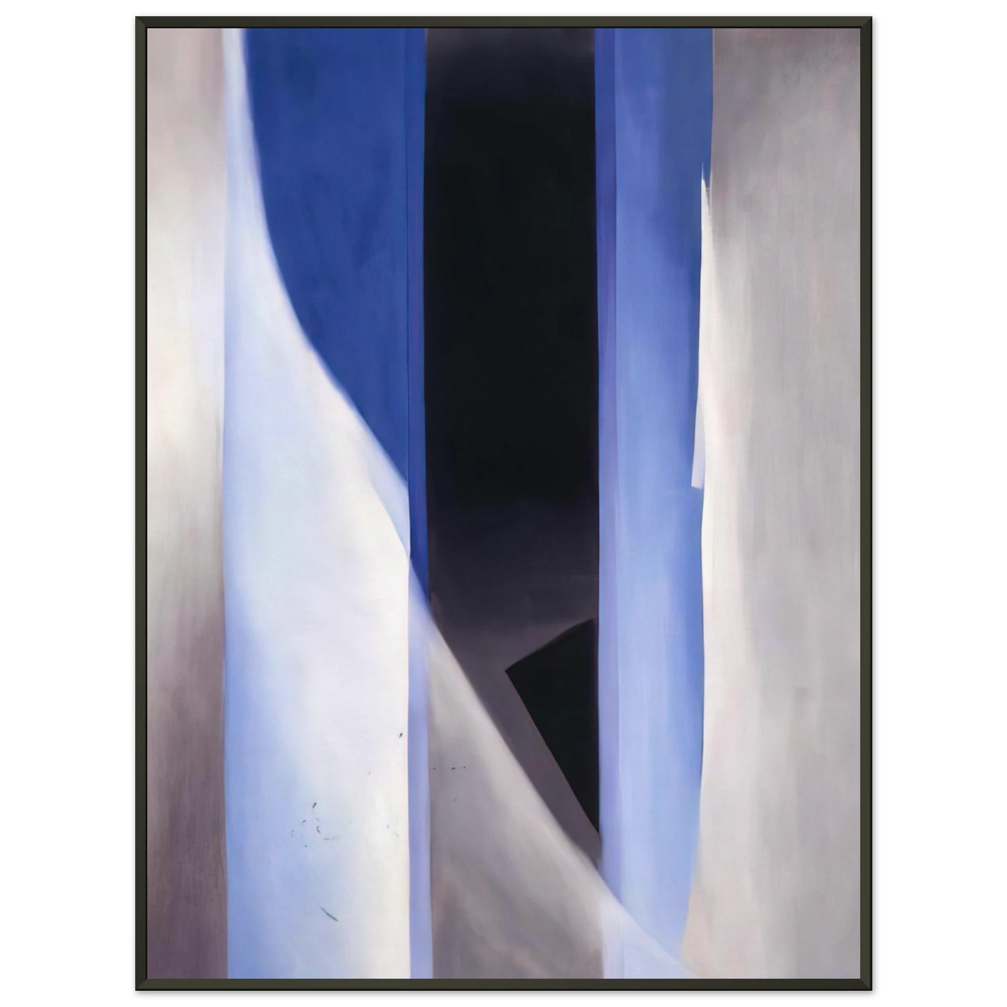 Georgia OKeeffe  Blue 2 Framed Art Print  - Aluminum Frame - 40x50 cm / 16x20 inches