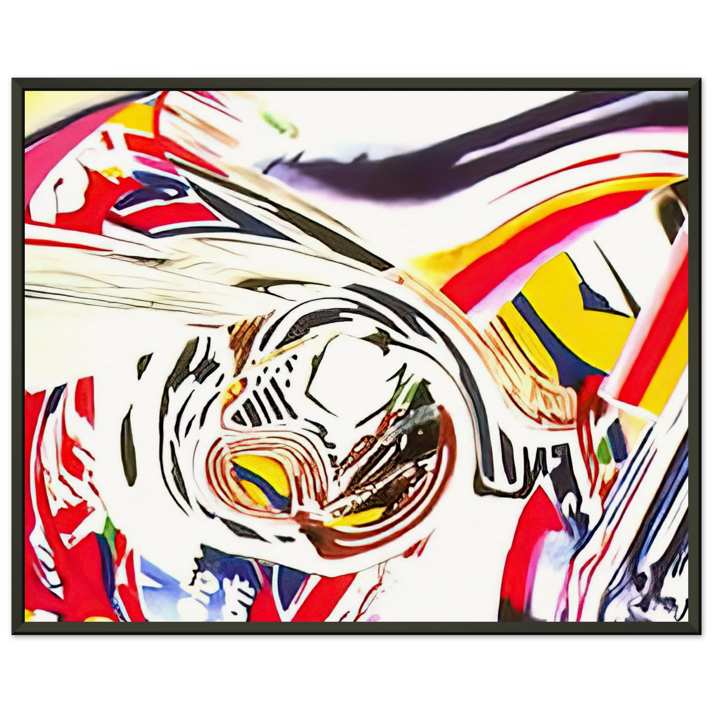 James Rosenquist  After Berlin V Framed Art Print  - Aluminum Frame - 60x80 cm / 24x32 inches