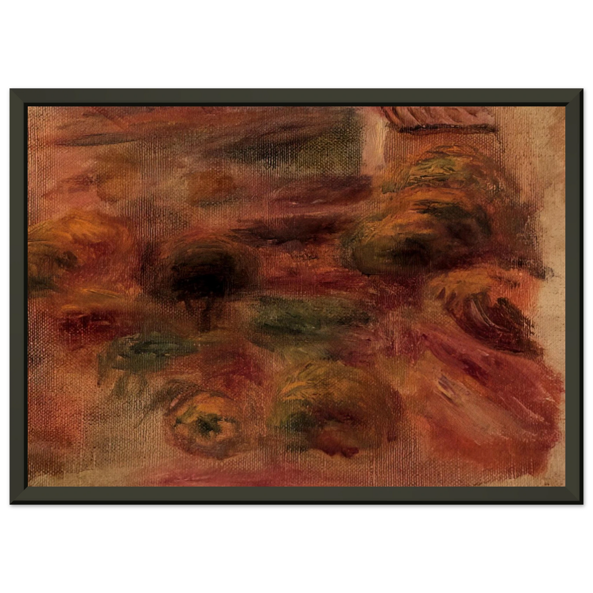 PierreAuguste Renoir  The Artist s Home Framed Art Print  - Aluminum Frame - 60x80 cm / 24x32 inches