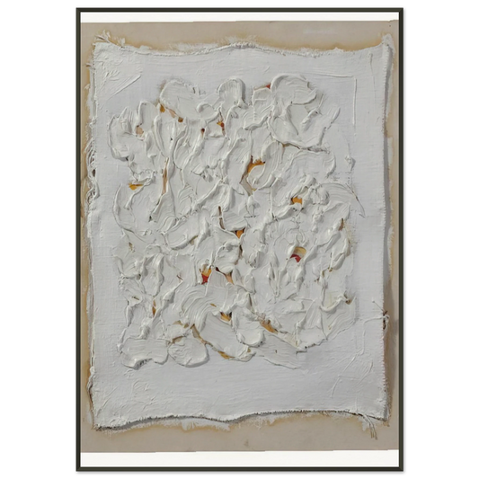Robert Ryman  Untitled  Minimalism Framed Art Print  - Aluminum Frame - 21x29.7 cm / 8x12"