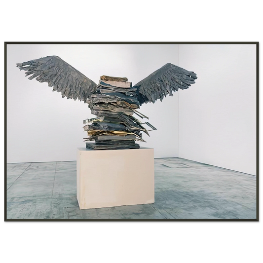 Anselm Kiefer  THE LANGUAGE OF THE BIRDS 2013 Framed Art Print  - Aluminum Frame - 21x29.7 cm / 8x12"