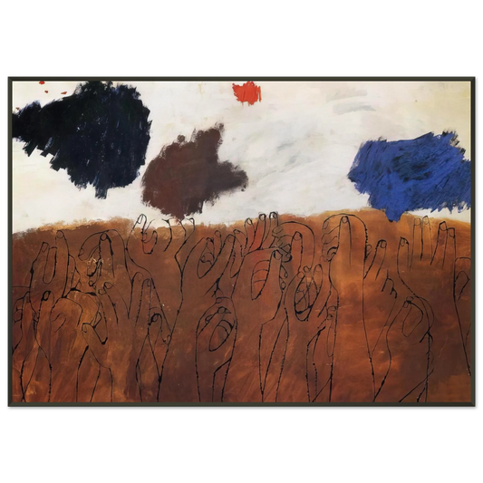 Ben Shahn  NOT DETECTED 29 Framed Art Print  - Aluminum Frame - 21x29.7 cm / 8x12"