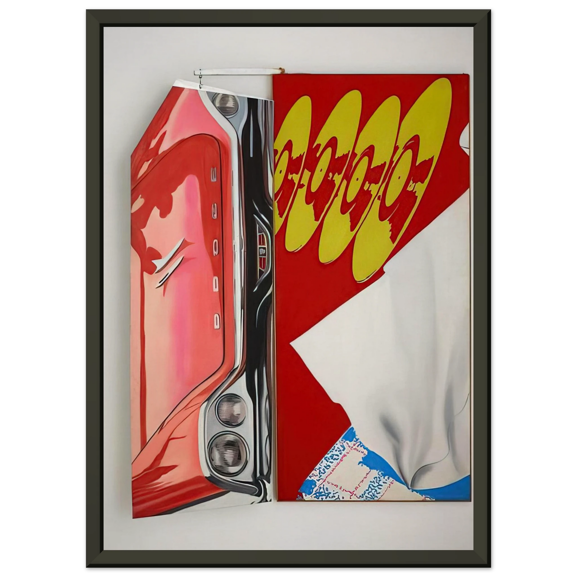 James Rosenquist  Disks Framed Art Print  - Aluminum Frame - 40x50 cm / 16x20 inches