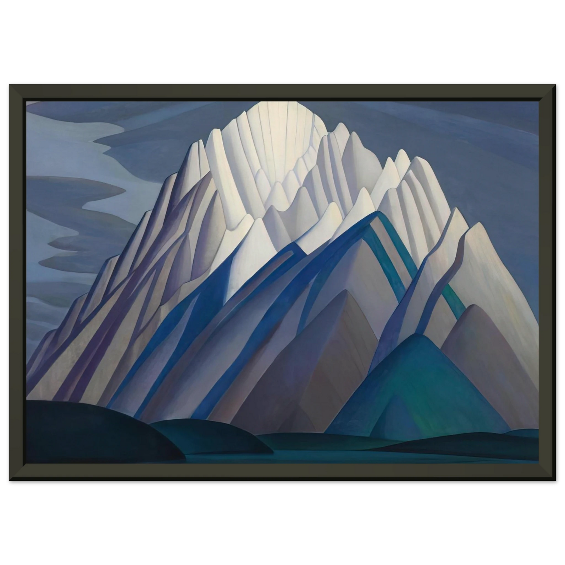 Lawren Harris  Mountain Forms  1926 Framed Art Print  - Aluminum Frame - 70x100 cm / 28x40 inches