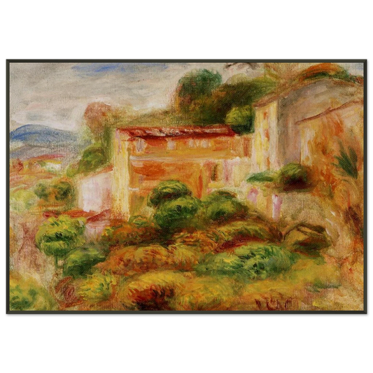 PierreAuguste Renoir  Maison de la Poste Framed Art Print  - Aluminum Frame - 21x29.7 cm / 8x12"