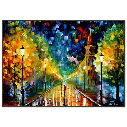 Leonid Afremov  Leonid Afremov Framed Art Print  - Aluminum Frame - 21x29.7 cm / 8x12"