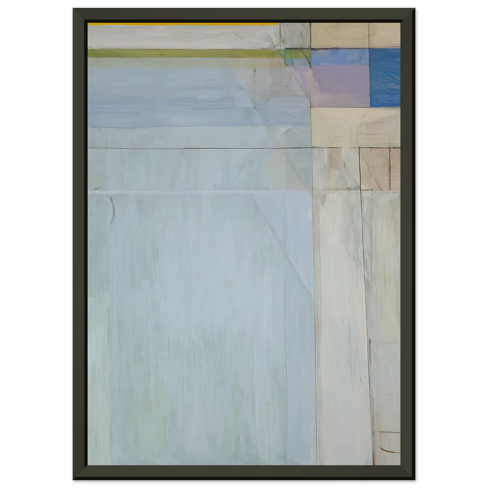 Richard Diebenkorn  Ocean Park 54 Framed Art Print  - Aluminum Frame - 60x80 cm / 24x32 inches