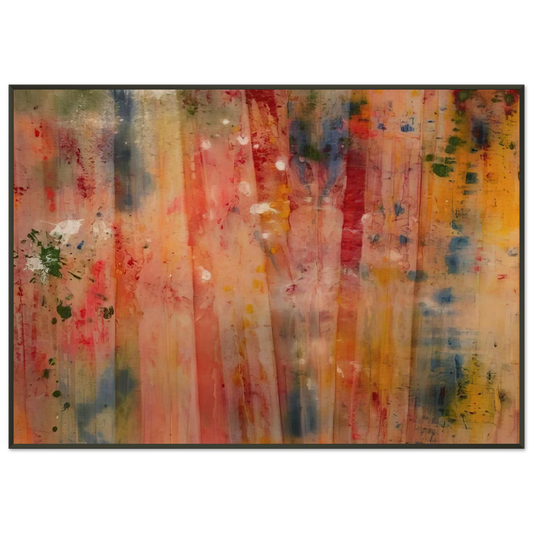 Sam Gilliam  Lady Day II Framed Art Print  - Aluminum Frame - 21x29.7 cm / 8x12"