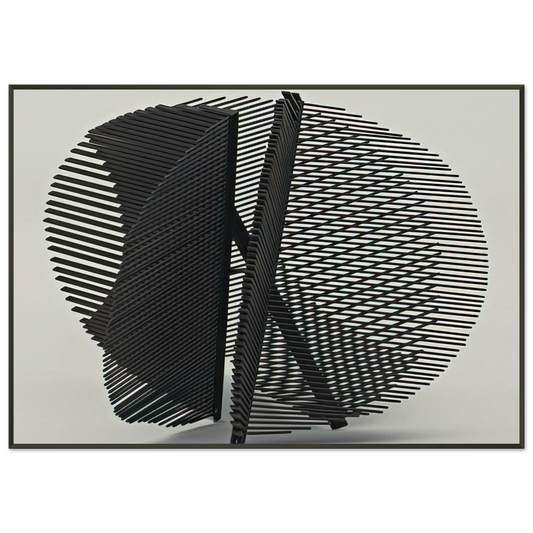 Gego  Esfera  1959 Framed Art Print  - Aluminum Frame - 21x29.7 cm / 8x12"