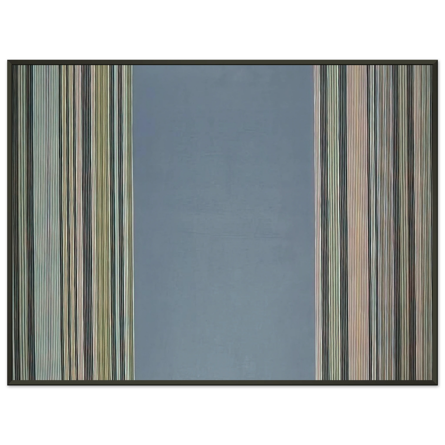 Gene Davis  Prince Albert  1978 Framed Art Print  - Aluminum Frame - 60x80 cm / 24x32 inches