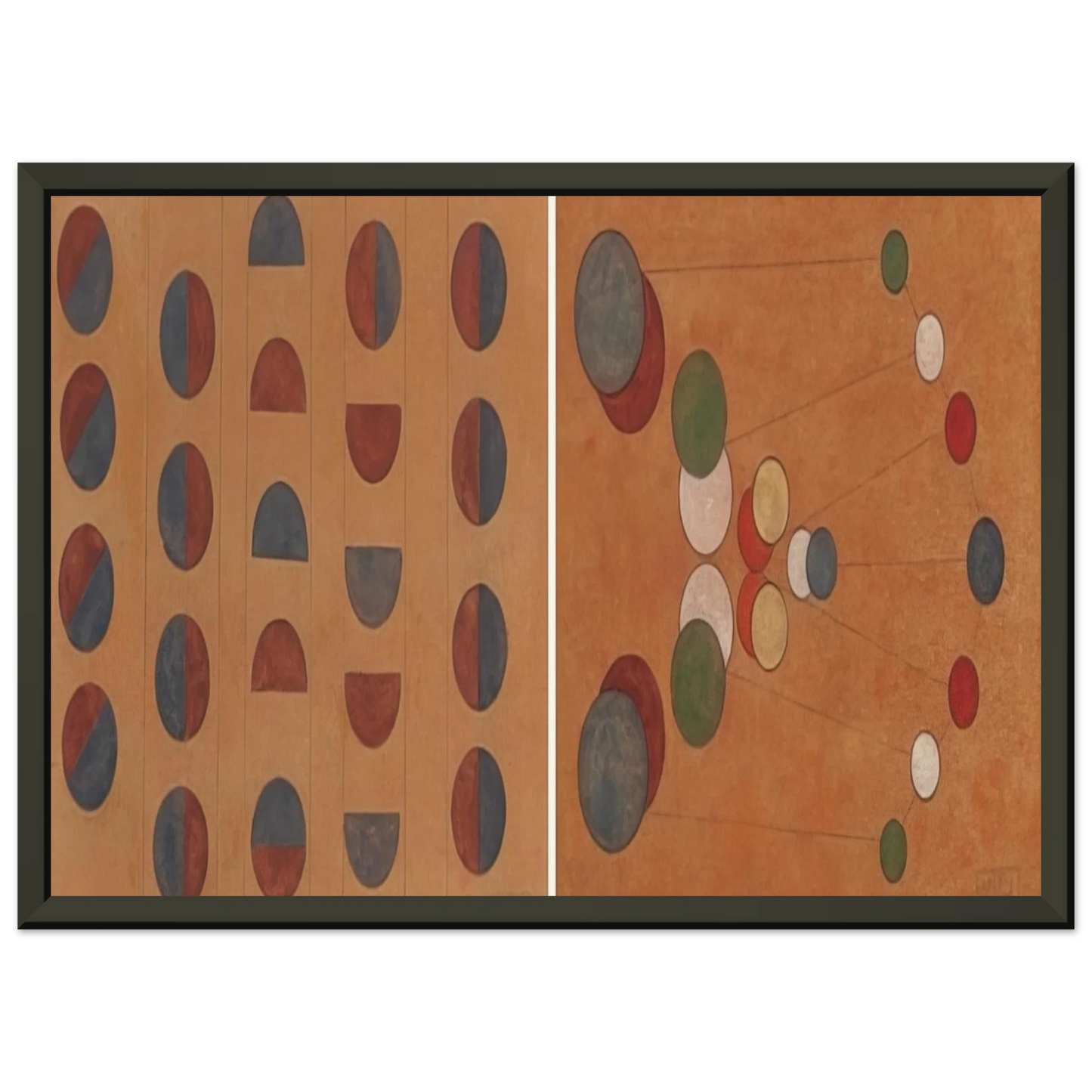 Lolo Soldevilla  Diptych  1956 1 Framed Art Print  - Aluminum Frame - 60x80 cm / 24x32 inches