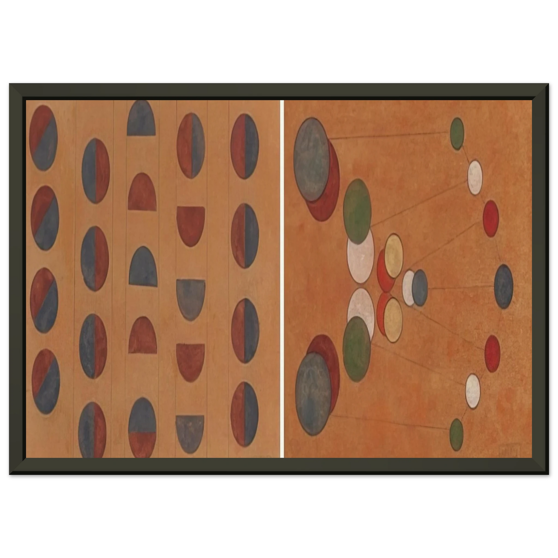 Lolo Soldevilla  Diptych  1956 1 Framed Art Print  - Aluminum Frame - 60x80 cm / 24x32 inches