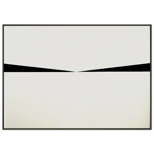 Carmen Herrera  Untitled  1950 Framed Art Print  - Aluminum Frame - 21x29.7 cm / 8x12"
