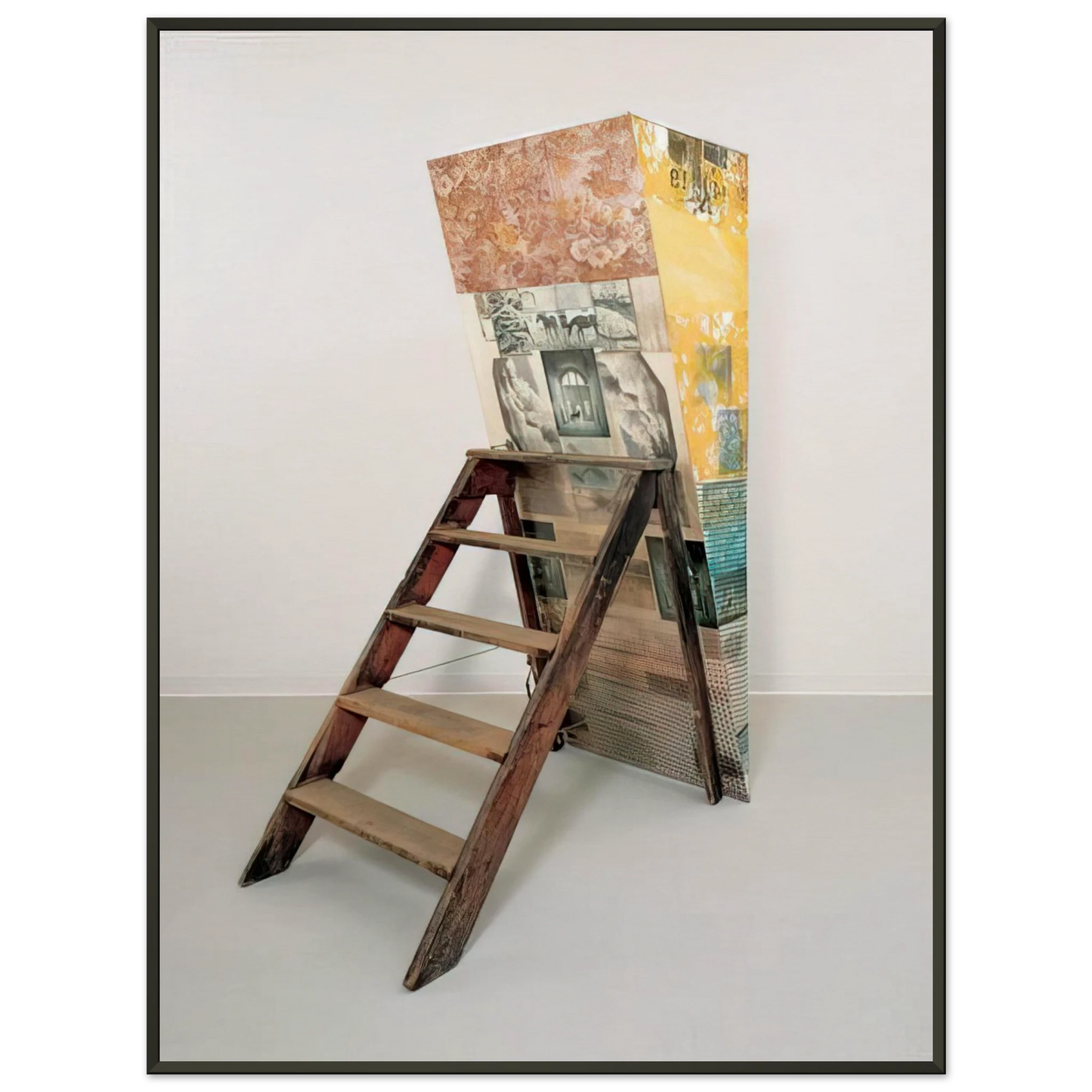 Robert Rauschenberg  PATRICIAN BARNACLE SCALE 1981 Framed Art Print  - Aluminum Frame - 60x80 cm / 24x32 inches