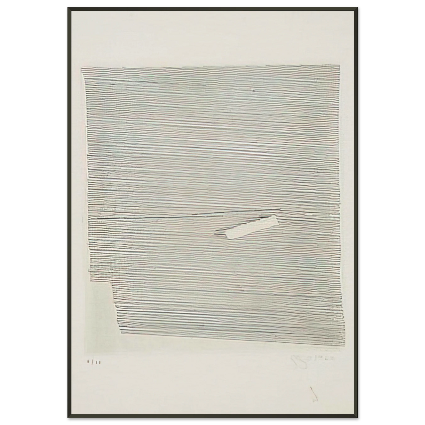 Gego  Balance  1960 Framed Art Print  - Aluminum Frame - 21x29.7 cm / 8x12"