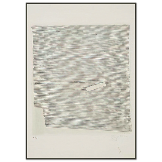 Gego  Balance  1960 Framed Art Print  - Aluminum Frame - 21x29.7 cm / 8x12"