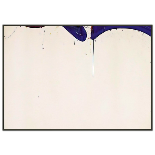Sam Francis  Untitled  SF 64171  Framed Art Print  - Aluminum Frame - 21x29.7 cm / 8x12"
