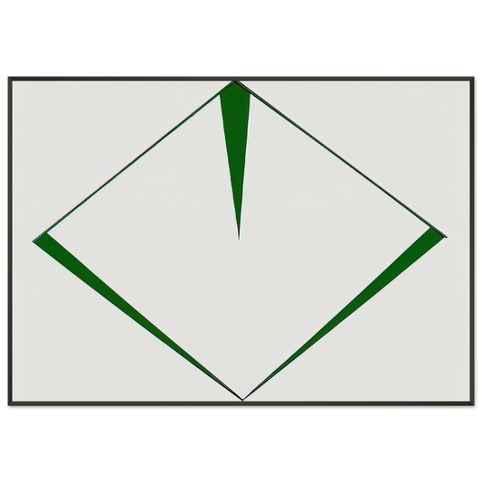 Carmen Herrera  Irlanda  1952 Framed Art Print  - Aluminum Frame - 21x29.7 cm / 8x12"