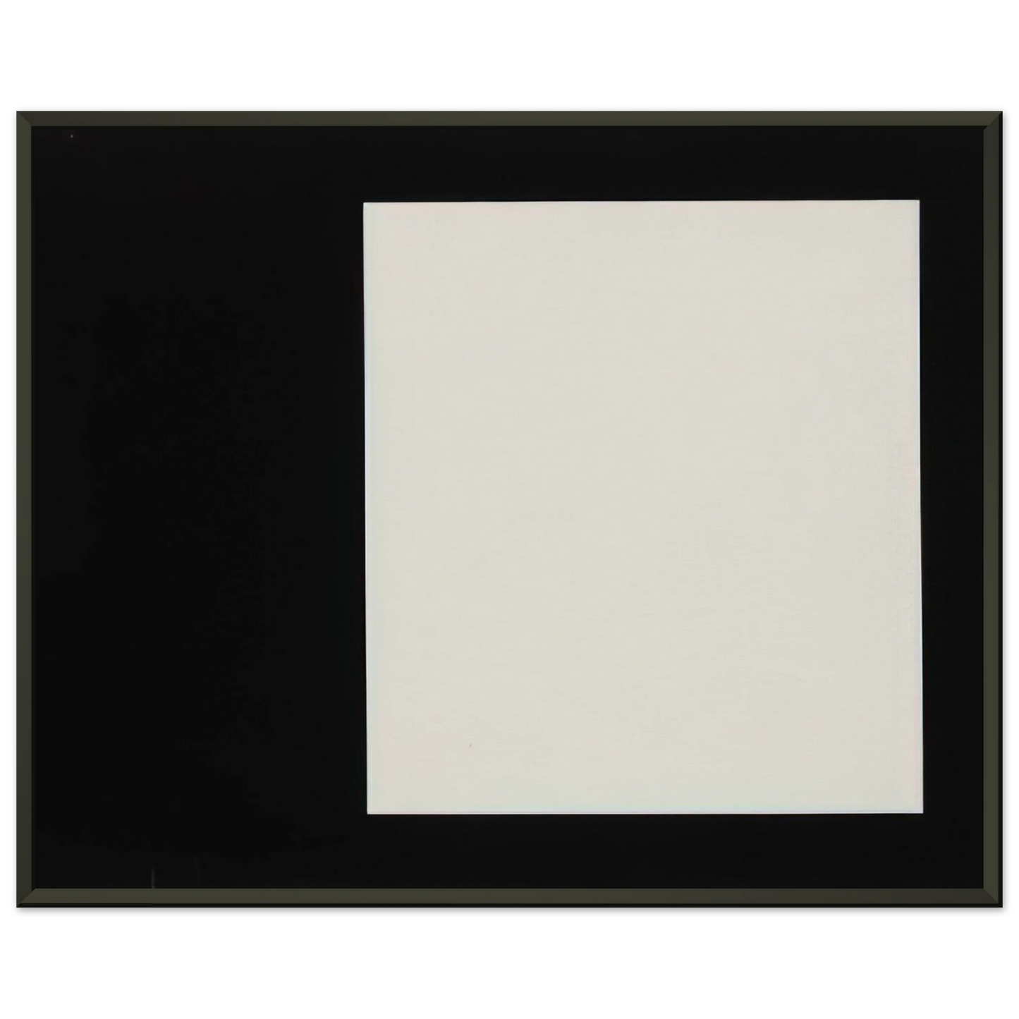 Ellsworth Kelly  Rectangle from the series Line Form Color Framed Art Print  - Aluminum Frame - 40x50 cm / 16x20 inches