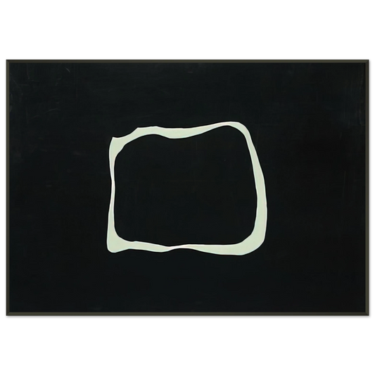 Jiro Yoshihara  Untitled  1966 Framed Art Print  - Aluminum Frame - 21x29.7 cm / 8x12"