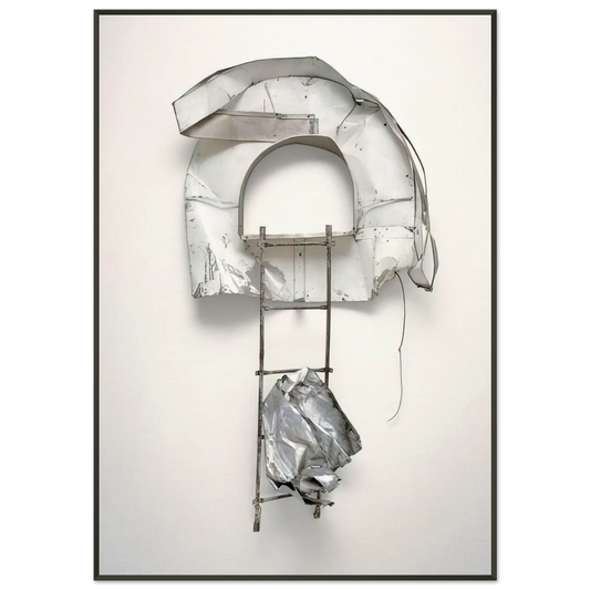Robert Rauschenberg  BALCONE GLUT NEAPOLITAN 1987 Framed Art Print  - Aluminum Frame - 21x29.7 cm / 8x12"