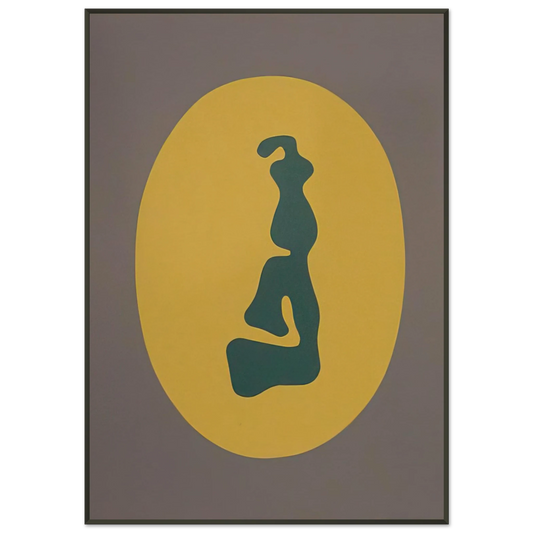Jean Arp  Sun Framed Art Print  - Aluminum Frame - 21x29.7 cm / 8x12"