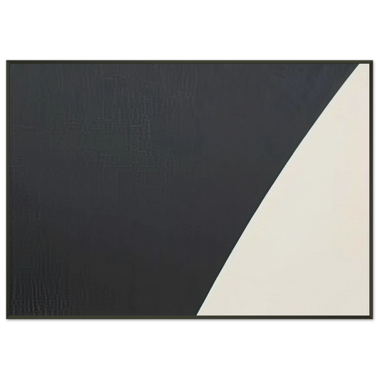 Ellsworth Kelly  White Curve VII Framed Art Print  - Aluminum Frame - 21x29.7 cm / 8x12"