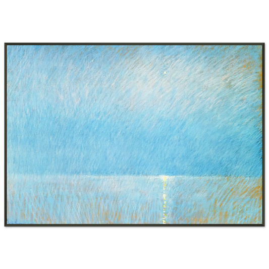 Childe Hassam  The Evening Star Framed Art Print  - Aluminum Frame - 21x29.7 cm / 8x12"