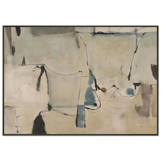 Richard Diebenkorn  Miller 22 Framed Art Print  - Aluminum Frame - 21x29.7 cm / 8x12"