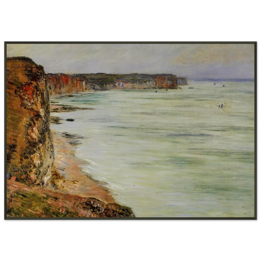 claude monet  Calm Weather Fecamp Framed Art Print  - Aluminum Frame - 21x29.7 cm / 8x12"