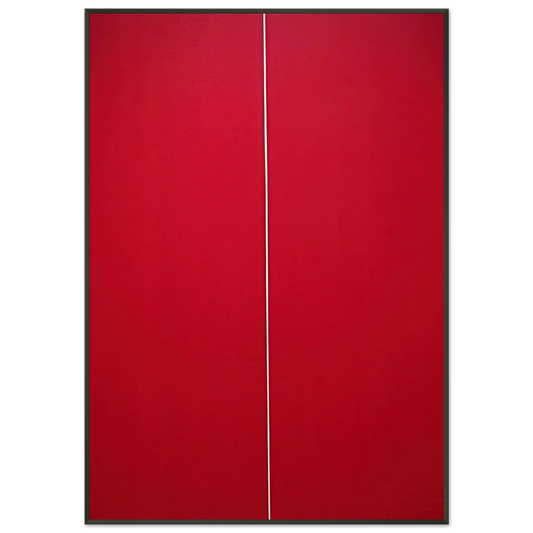 Barnett Newman  Be I Framed Art Print  - Aluminum Frame - 21x29.7 cm / 8x12"