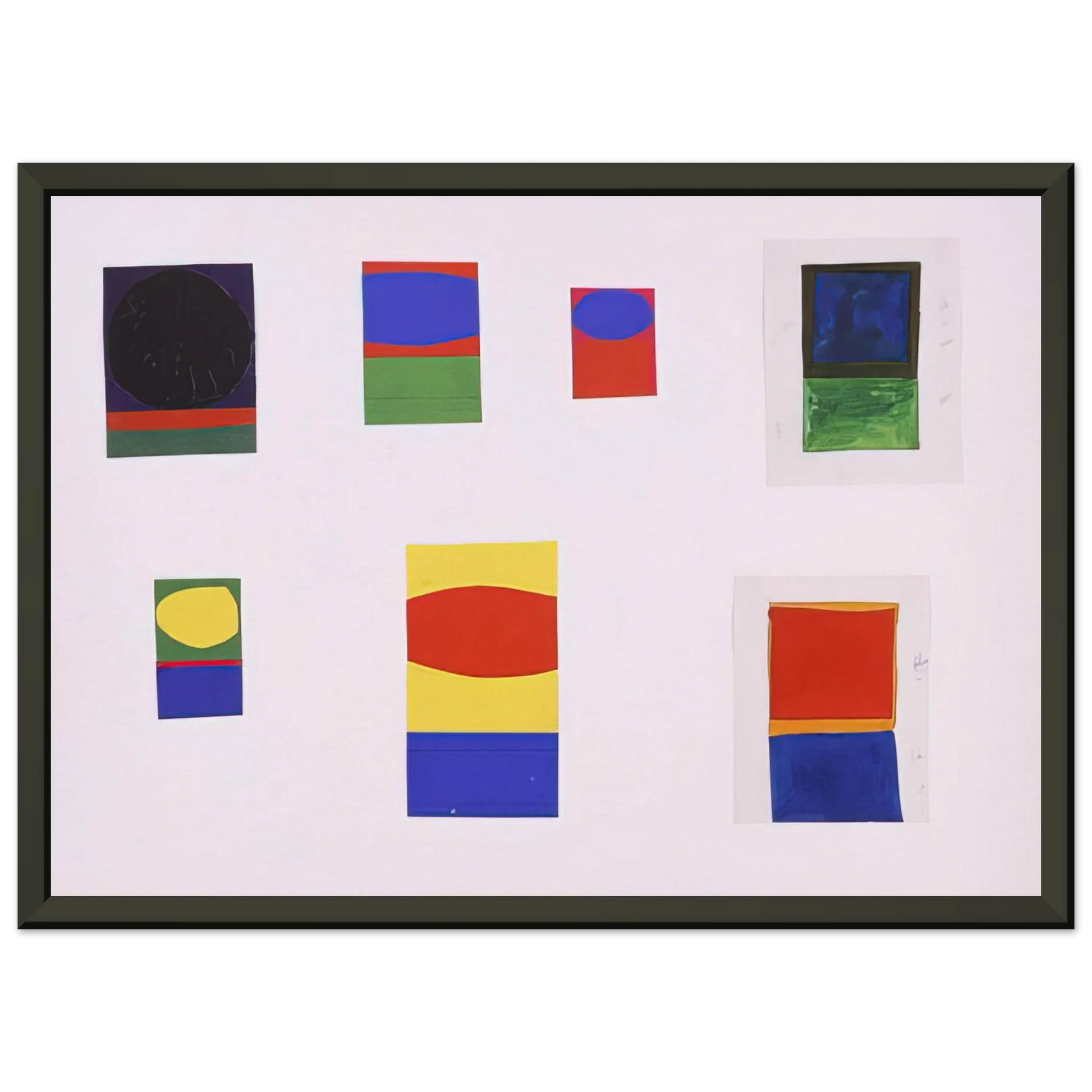 Ellsworth Kelly  Tablet 153 Framed Art Print  - Aluminum Frame - 70x100 cm / 28x40 inches