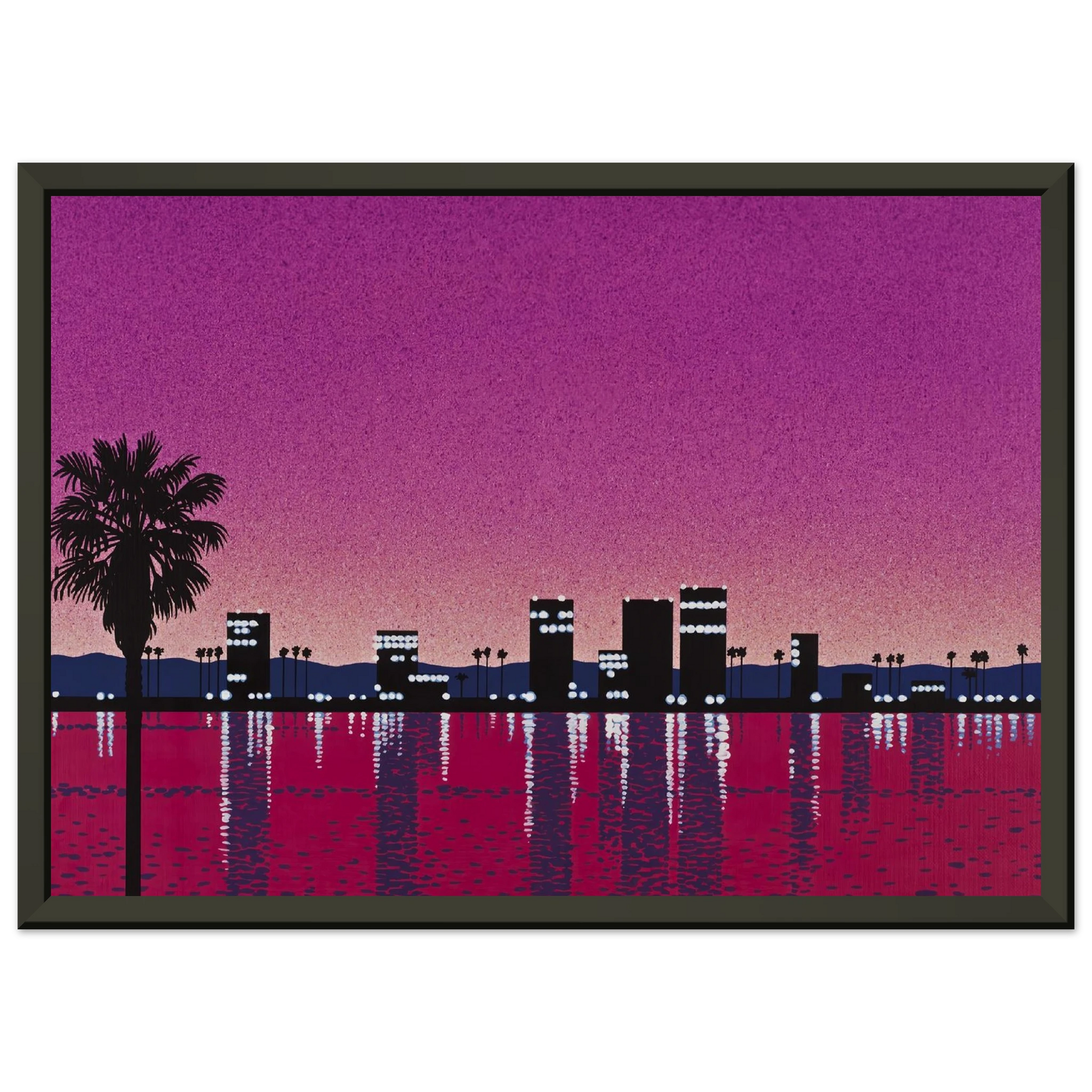 Hiroshi Nagai  The Limelight  monolog Framed Art Print  - Aluminum Frame - 70x100 cm / 28x40 inches