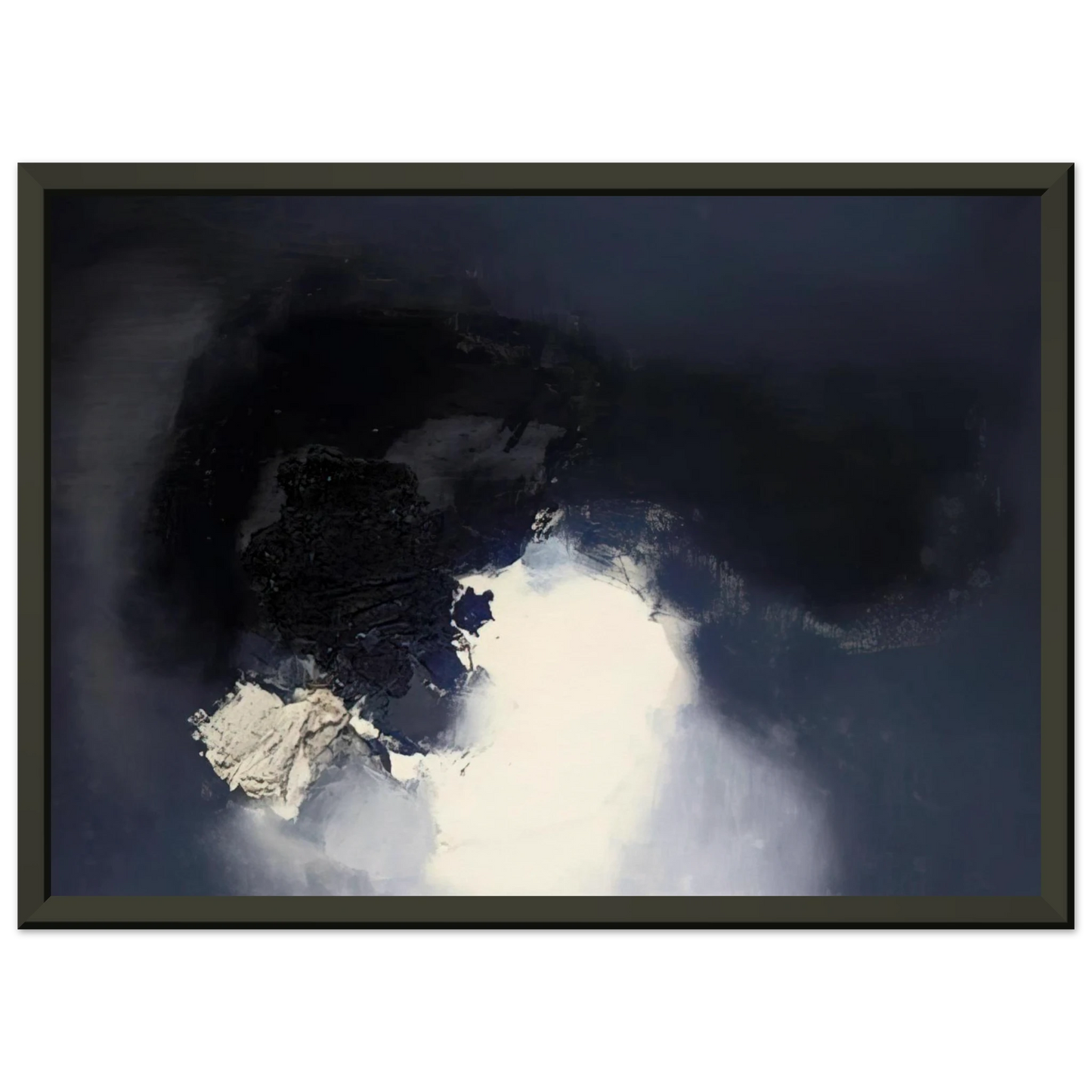 Luis Feito  PAINTING 139 Framed Art Print  - Aluminum Frame - 70x100 cm / 28x40 inches