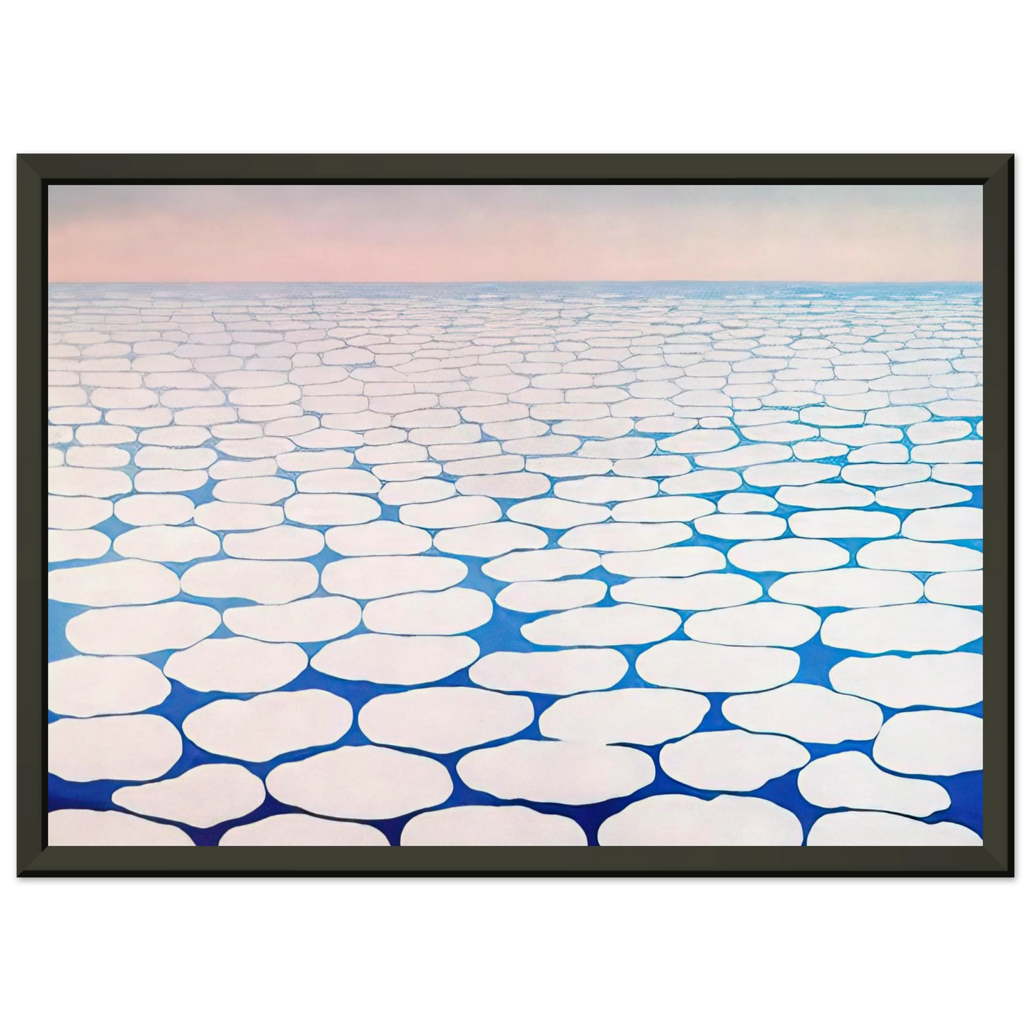 Georgia OKeeffe  Sky above clouds III Framed Art Print  - Aluminum Frame - 60x80 cm / 24x32 inches