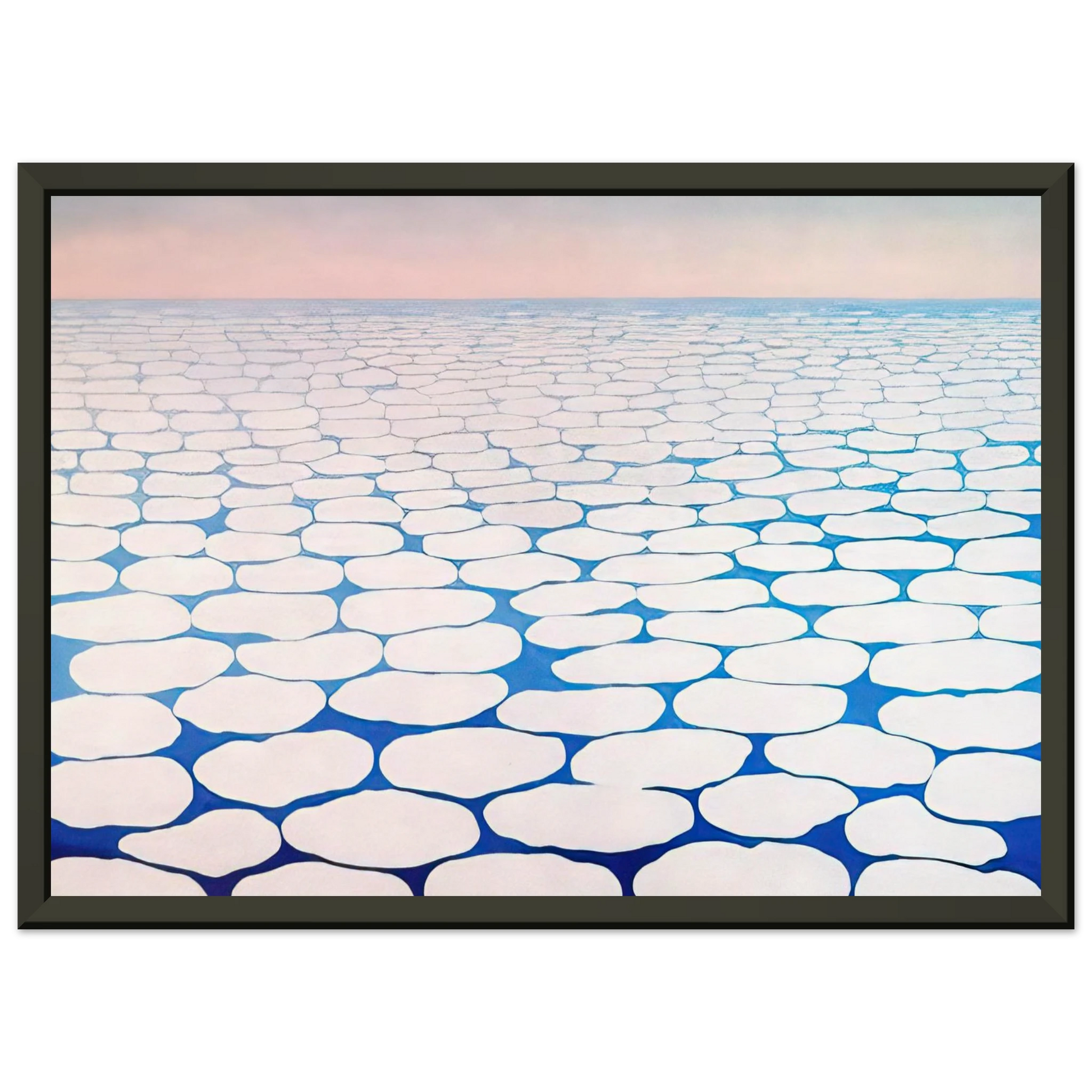 Georgia OKeeffe  Sky above clouds III Framed Art Print  - Aluminum Frame - 60x80 cm / 24x32 inches