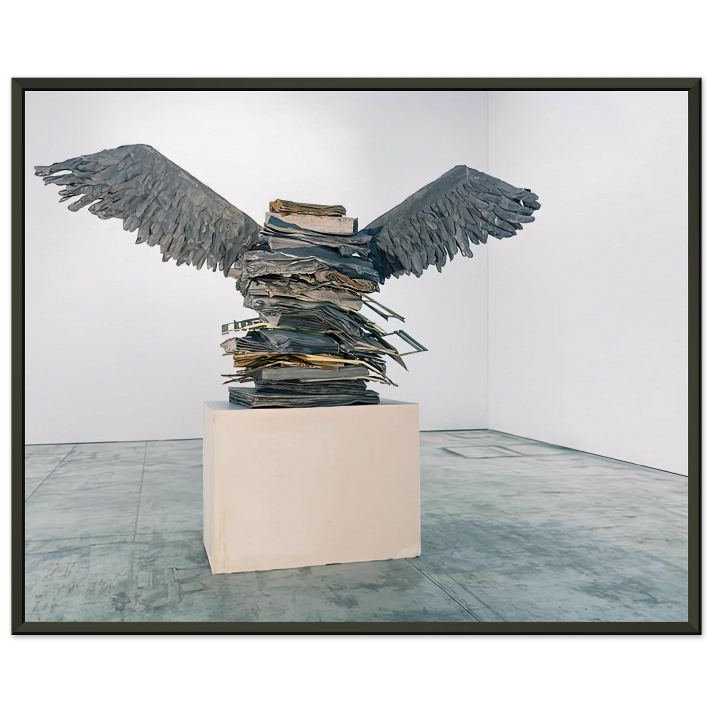 Anselm Kiefer  THE LANGUAGE OF THE BIRDS 2013 Framed Art Print  - Aluminum Frame - 70x100 cm / 28x40 inches
